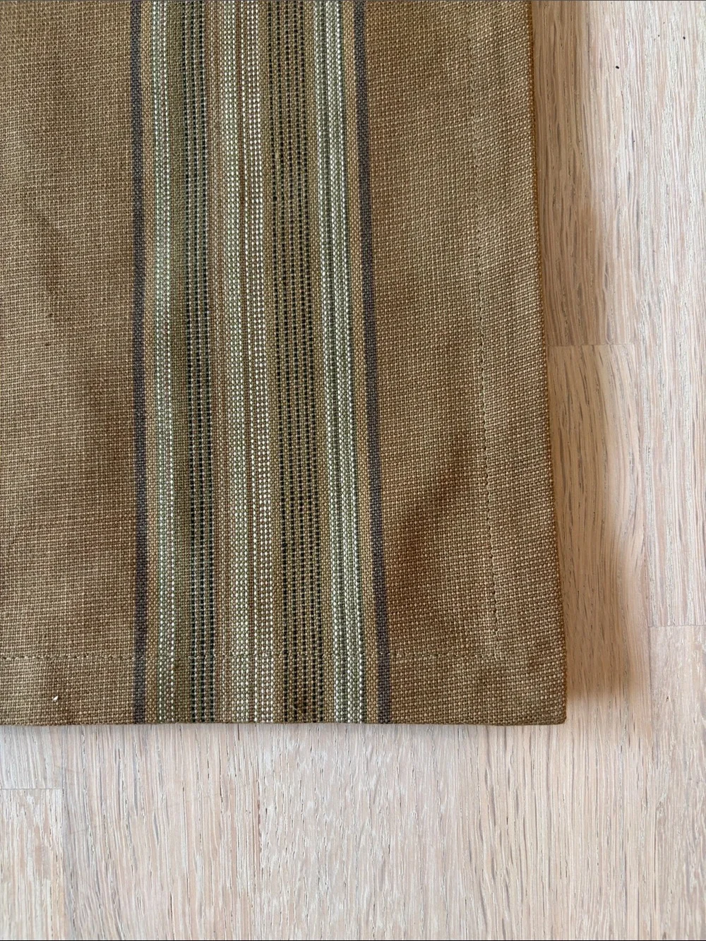 NIP Napkins Crate & Barrel - Set of 6 | Pattern: Kaleidoscope | Khaki